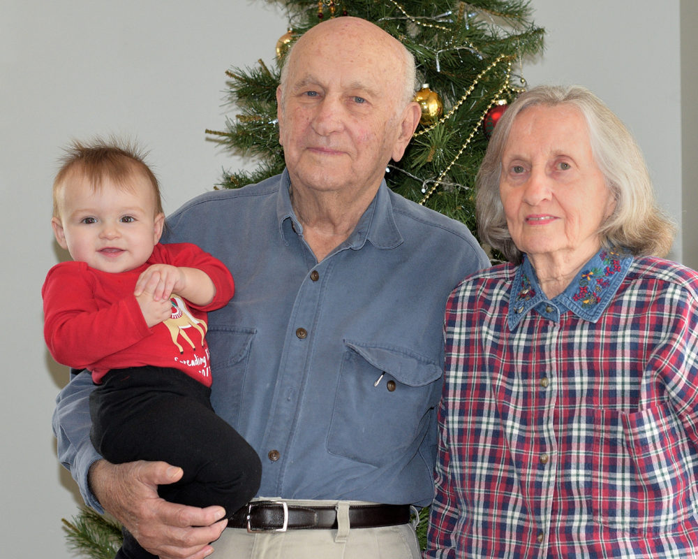 Parents and great grandchild