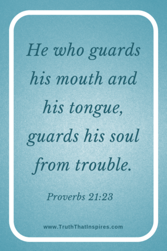 Proverbs 21 23